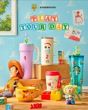Starbucks Korea x  Toy Story 5 MD Buzz Woody Tumbler Cup Option 2026 MD picture
