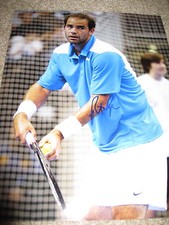 PETE SAMPRAS SIGNED AUTOGRAPH 11x14 PHOTO US OPEN CHAMP IN PERSON COA RARE D picture