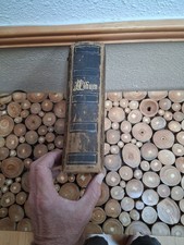 ANTIQUE TINTYPE ALBUM- FOR LARGE AND SMALL TINTYPES- LEATHER? picture