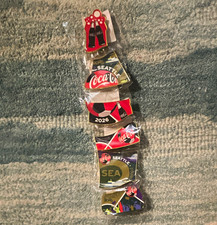 Coca-Cola 6 pin bottle set Seattle - 2026 World Cup Commemorative ￼ picture