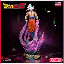 Dragon Ball Z Son Goku Ultra Instinct 25cm PVC Action Figure Statue Toy picture