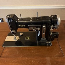Vintage Necchi BU Serie Nova Sewing Machine – Rare Collector Bundle picture