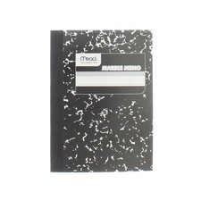 Mead Black Marble Memo Composition Notebook, 3 1/4