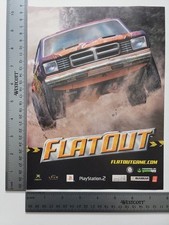 Flatout Playstation Xbox Advertisement Original Print Ad / Poster Game Gift Art picture