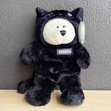 Starbucks China Bearista 2020 Halloween Black Cat Bear Plusth With Tag picture