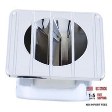 C677218 Chrome Defrost Duct for 1967-72 Chevy and GMC Truck - R/H picture