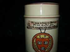 SALE PRICE Vintage Harvard University Ceramic Beer Stein.  6