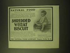 1902 Natural Food Shredded Wheat Biscuit Ad - Natural food builds strong bodies picture