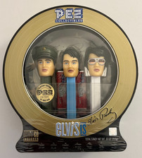ELVIS Presley PEZ Limited Edition 3 Piece  Set in Collectors Tin Sealed picture