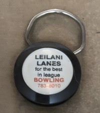 Vintage Leilani Lanes Keychain.  Seattle.  Bowling Centers.  🎳 🎳 picture
