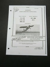 1945-49 AAF Stinson L-5 B/C/E/G USN OY-1 OY-2 Aircraft Flight Operating Manual picture