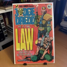 Judge Dredd Vol. 1 # 1 Eagle Comics Wagner Bolland 1983 VF picture