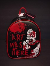 Terrifier Art The Clown Mini Backpack NWT BRAND NEW  picture