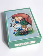 Vtg 70s 80s Olympicard Birthday Cards Eva Harta Artwork Unused Open Box Lot 24 picture