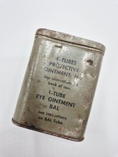 US WWII D-Day RARE Gas Mask M5 Kit Protective Ointment 1st Type, Empty picture