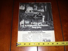 1971 JEEP JEEPSTER COMMANDO - ORIGINAL AD picture