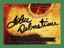 John Sebastian Lovin' Spoonful, R&R HOF '69 Woodstock Signed Trading Card E28687 picture