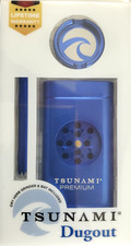 TSUNAMI PREMIUM MAGNETIC DUGOUT  GRINDER *USA* Blue picture