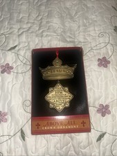 Above All Crown Ornament Jesus Religious picture