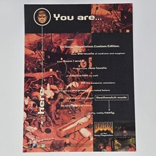 Doom Sony PlayStation 1 PS1 You Are Here Print Ad/Poster Promo Art picture