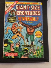 Giant Size Creatures On The Loose Ft Werewolf By Night #1 1st Tigra  picture