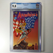 Animaniacs #23 CGC 9.8 Hello Nurse American Flag Cover Very Low Census DC 1997 picture