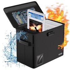 Graded Comic Book Storage for 30 Comics, Fireproof & Water-Resistant picture