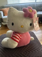 Vintage Hello Kitty Sanrio Smiles 12”  Plush Japan NWTs picture