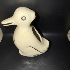 1930s Weller Pottery Rabbit Duck Planter Vase Optical Illusion 6.25” H USA picture
