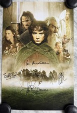 McKellen And Cast Signed The Lord Of The Rings 20x30” Poster With Authentication picture