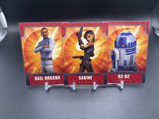 2015 Topps Star Wars Rebels 3 Card Lot Sabine Rookie, Bail Organa, R2-D2 picture