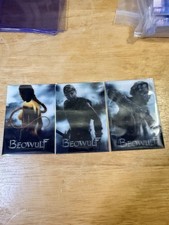 2007 Paramount Beowulf Movie Promo Lenticular Cards - Set of 3 Different picture