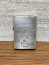 80s zippo 1986 CLASSIC 1933 Zippo LIGHTER Cursive Engraving 80s Zippo picture