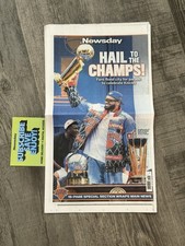 🏆 NY KNICKS ‘HAIL TO THE CHAMPS’ NEWSDAY CHAMPIONSHIP NEWSPAPER -  (6/19/26) 🏆 picture