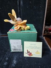 Harmony Kingdom box figurine Sweet Nectar Hummingbird Signed damage picture