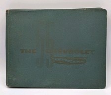 RARE 1955 Chevrolet Dealer Sales Presentation Book Color Fabric Samples Complete picture