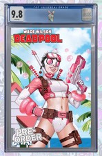 WADE WILSON: DEADPOOL #6 INHYUK LEE MARVEL SNAP SWIMSUIT VARIANT | CGC 9.8 | PRE picture