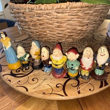 Vintage  Snow White Seven Dwarfs Miniature Figures Home Craft mold Corp picture