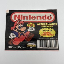 1989 Diamond Nintendo Italy Sticker pack Unopened Excellent  picture