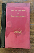 1947 Coca-Cola How to Train Men for Route Management Book Hardcover Rare, picture