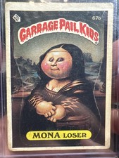 Rare 67b Matte Mona Loser TESSIE GPK 1985 Topps Garbage Pail Kids Series 2 OS2 picture