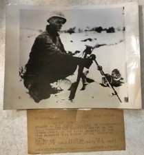 WW2 Original ACME Telephoto US Soldier On The German Front 11/12/1944 picture