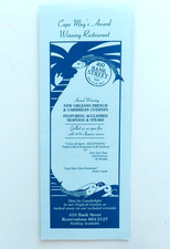 410 Bank Street Cape May Menu Vintage New Jersey Restaurant Seafood Steak Travel picture