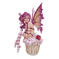 PT Pacific Trading Amy Brown Style Sweet Tooth Pink Fairy Cupcake Figurine picture