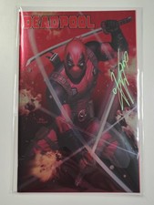 Deadpool #1 (2024) InHyuk Lee Foil Variant Signed w/COA picture