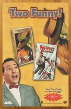 2000 The Mask/Pee-Wee Herman Big Adventure VHS Print Ad/Poster Jim Carrey Art picture