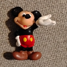 Disney Mickey Mouse Small Figurine Waving Red Shorts Brown Shoes picture