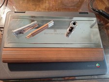 Graf von Faber-Castell Perfect Pencil Desk Set, Brown, with platinum-plated picture