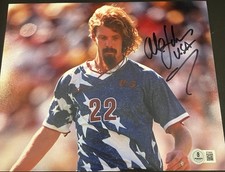 Alexi Lalas autographed signed USA soccer legend 8x10 photo Beckett BAS coa picture