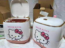 Hello Kitty One-Touch Square Plastic Storage Wastebasket picture